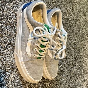 Vans Gray and Blue Sneakers